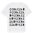 Çerkezköy ordlek t-shirt