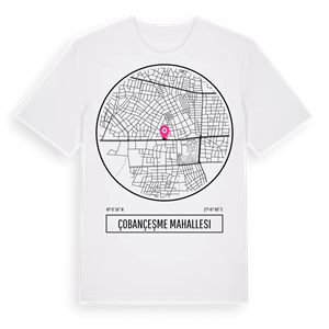 Çobançeşme Mahallesi t-shirt – ekologisk bomull t-shirt från Pinshirt