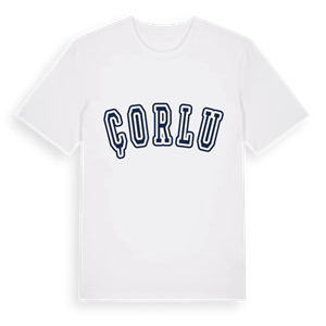 Çorlu college t-shirt – ekologisk bomull t-shirt från Pinshirt