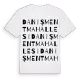 Danişment Mahallesi ordlek t-shirt