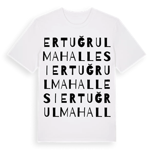 Ertuğrul Mahallesi ordlek t-shirt – ekologisk bomull t-shirt från Pinshirt