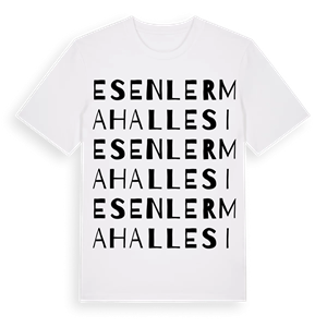 Esenler Mahallesi ordlek t-shirt – ekologisk bomull t-shirt från Pinshirt