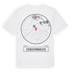 Esenler Mahallesi t-shirt – ekologisk bomull t-shirt från Pinshirt