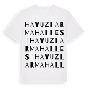 Havuzlar Mahallesi ordlek t-shirt – ekologisk bomull t-shirt från Pinshirt