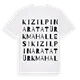 Kızılpınar Atatürk Mahallesi ordlek t-shirt