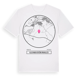 Kızılpınar Atatürk Mahallesi t-shirt – ekologisk bomull t-shirt från Pinshirt