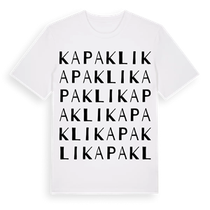 Kapaklı ordlek t-shirt – ekologisk bomull t-shirt från Pinshirt