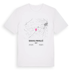 Karahalil Mahallesi karta t-shirt – ekologisk bomull t-shirt från Pinshirt