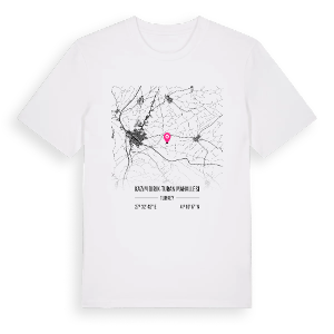 Kazım Dirik-Turan Mahallesi karta t-shirt – ekologisk bomull t-shirt från Pinshirt