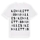 Kemalettin Mahallesi ordlek t-shirt
