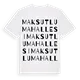 Maksutlu Mahallesi ordlek t-shirt