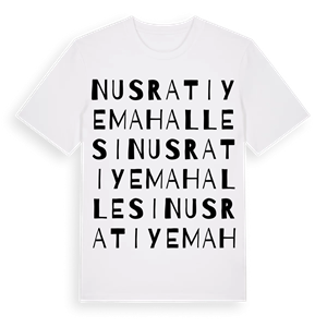 Nusratiye Mahallesi ordlek t-shirt – ekologisk bomull t-shirt från Pinshirt