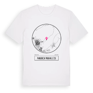Pınarca Mahallesi t-shirt – ekologisk bomull t-shirt från Pinshirt