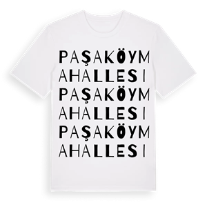 Paşaköy Mahallesi ordlek t-shirt – ekologisk bomull t-shirt från Pinshirt