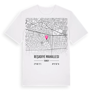 Reşadiye Mahallesi karta t-shirt – ekologisk bomull t-shirt från Pinshirt