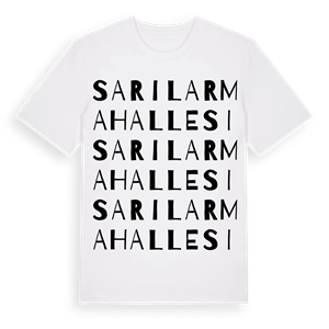 Sarılar Mahallesi ordlek t-shirt – ekologisk bomull t-shirt från Pinshirt