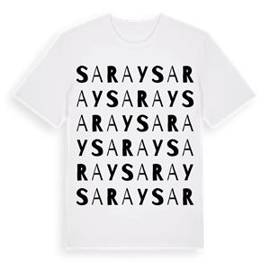 Saray ordlek t-shirt – ekologisk bomull t-shirt från Pinshirt