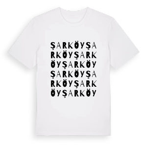 Şarköy ordlek t-shirt – ekologisk bomull t-shirt från Pinshirt