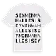 Seymen Mahallesi ordlek t-shirt