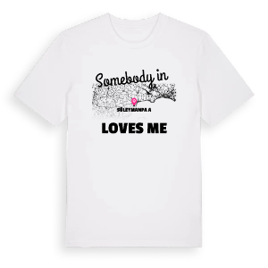Någon i Süleymanpaşa älskar mig t-shirt – ekologisk bomull t-shirt från Pinshirt