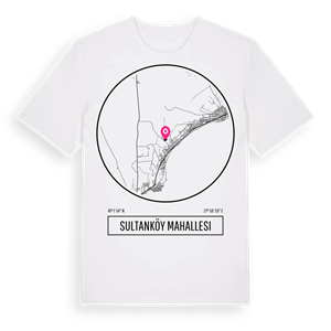 Sultanköy Mahallesi t-shirt – ekologisk bomull t-shirt från Pinshirt