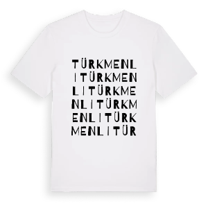 Türkmenli ordlek t-shirt – ekologisk bomull t-shirt från Pinshirt