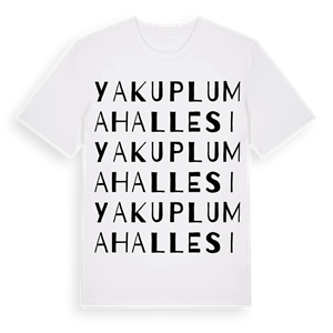 Yakuplu Mahallesi ordlek t-shirt – ekologisk bomull t-shirt från Pinshirt