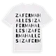 Zafer Mahallesi ordlek t-shirt