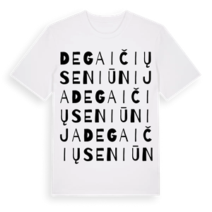 Degaičių seniūnija ordlek t-shirt – ekologisk bomull t-shirt från Pinshirt