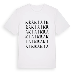 Krakiai ordlek t-shirt – ekologisk bomull t-shirt från Pinshirt