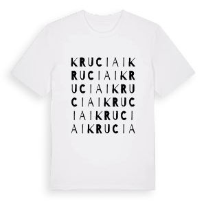 Kruciai ordlek t-shirt – ekologisk bomull t-shirt från Pinshirt