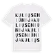 Kulių seniūnija ordlek t-shirt