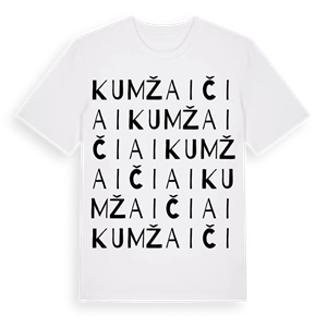 Kumžaičiai ordlek t-shirt – ekologisk bomull t-shirt från Pinshirt
