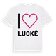 Jag älskar Luokė t-shirt stort tryck