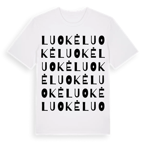 Luokė ordlek t-shirt – ekologisk bomull t-shirt från Pinshirt