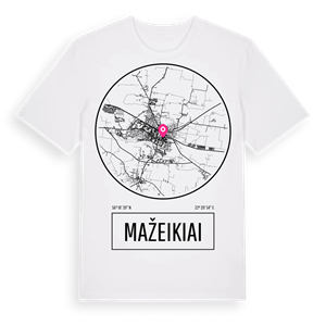 Mažeikiai t-shirt – ekologisk bomull t-shirt från Pinshirt