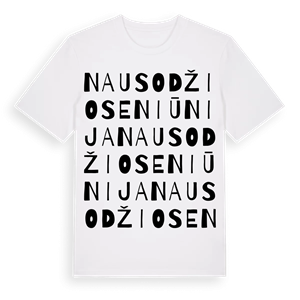 Nausodžio seniūnija ordlek t-shirt – ekologisk bomull t-shirt från Pinshirt