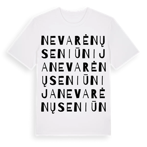 Nevarėnų seniūnija ordlek t-shirt – ekologisk bomull t-shirt från Pinshirt