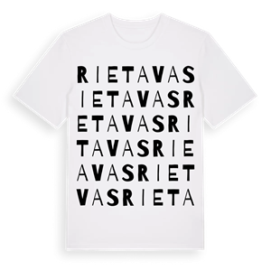 Rietavas ordlek t-shirt – ekologisk bomull t-shirt från Pinshirt