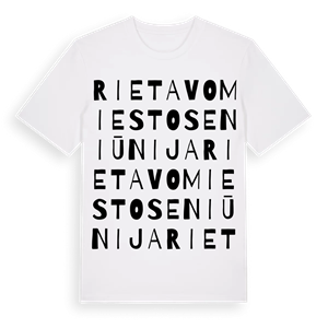 Rietavo miesto seniūnija ordlek t-shirt – ekologisk bomull t-shirt från Pinshirt