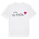 Seda hjärta t-shirt
