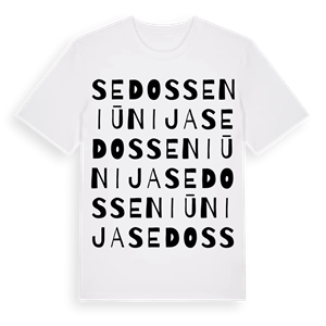 Sedos seniūnija ordlek t-shirt – ekologisk bomull t-shirt från Pinshirt