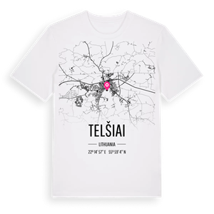 Telšiai karta t-shirt – ekologisk bomull t-shirt från Pinshirt
