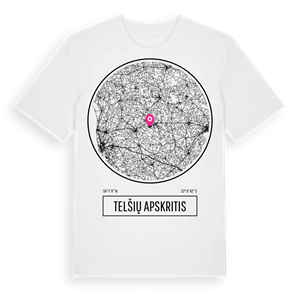 Telšių apskritis t-shirt – ekologisk bomull t-shirt från Pinshirt