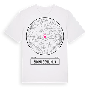 Židikų seniūnija t-shirt – ekologisk bomull t-shirt från Pinshirt