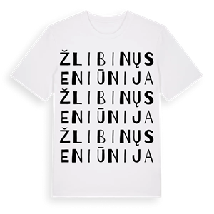 Žlibinų seniūnija ordlek t-shirt – ekologisk bomull t-shirt från Pinshirt