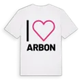 Jag älskar Arbon t-shirt stort tryck