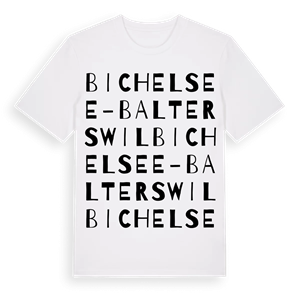 Bichelsee-Balterswil ordlek t-shirt – ekologisk bomull t-shirt från Pinshirt
