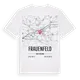 Frauenfeld karta t-shirt