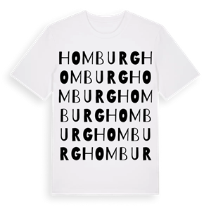 Homburg ordlek t-shirt – ekologisk bomull t-shirt från Pinshirt
